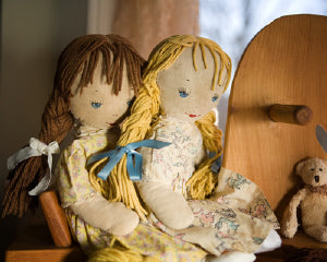 Cloth store rag dolls