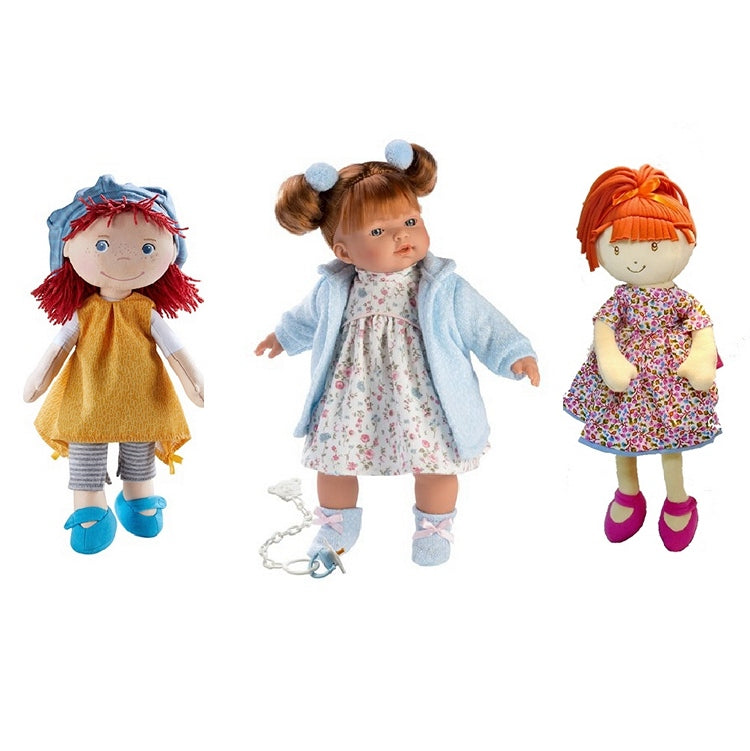 Three Redhead Dolls for Kids from Our Redhead Collection Page