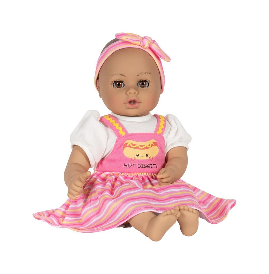 Softbodied doll for Hispanic, Multicultural or Biracial children