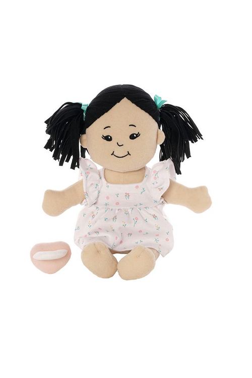 Love, Stella Soft Asian Baby Doll with magnetc pacifier