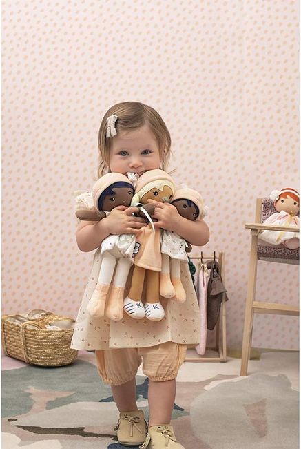 Manon by Kaloo Black first doll and lovey