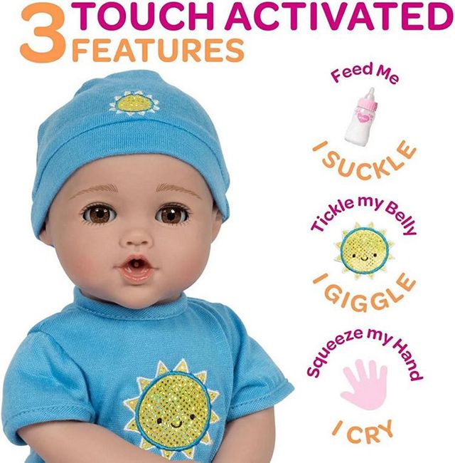 Sunny: One of our most Unique Dolls for Boys, He Giggles and Cries!