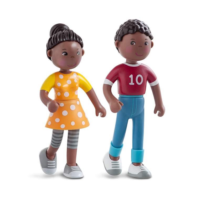 Here is both Black teen dollhouse dolls from the 3pc set