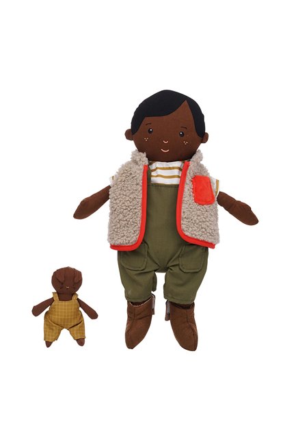Black Boy Rag Doll Ellis from Manhattan Toy Playdate Friends