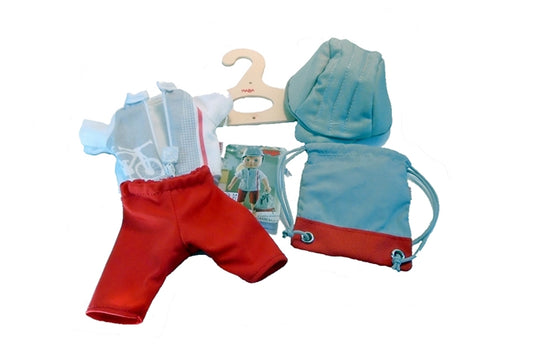 For HABA 12 inch dolls, doll  bicycle rider's outfit