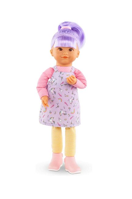 For toddlers who want a big girl's doll we have Iris a rainbow doll by Corolle