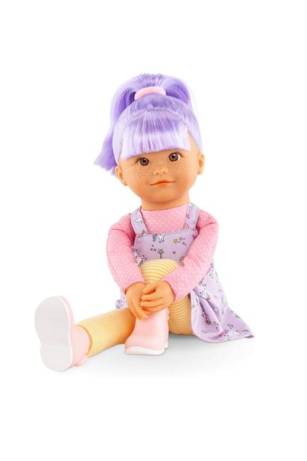 an adorable soft doll for older toddlers, rainbow girls by corolle