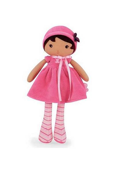 Emma a soft plush ethnic or biracial first doll for children by kaloo of france