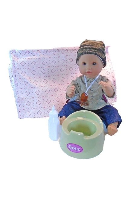 The New Gotz Aquini - The World Famous Boy's Potty Training Doll