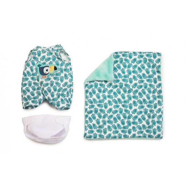 biracial baby doll set includes removable outfit and blanket is gender neutral perfect gift for boys or girls
