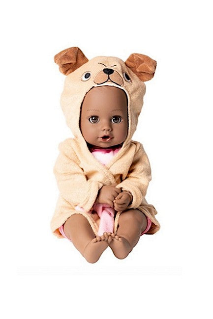 BathTime™ Babies Puggy Love: the Black Classic Baby Doll and