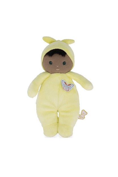 Baby Mimosa by Kaloo a black first doll and cuddly lovey