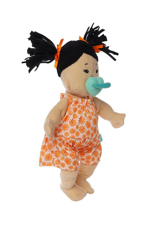 The Baby Stella Asian Baby Doll with magnetic pacifier