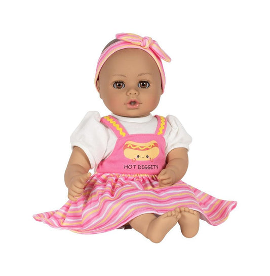 Softbodied doll for Hispanic, Multicultural or Biracial children