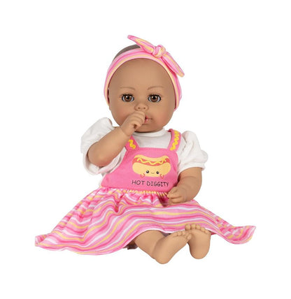 I can suck my thumb! Light Brown Baby Doll for age 1 and up