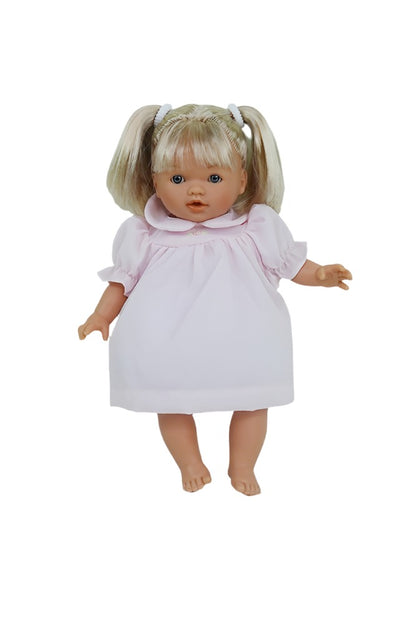 Ivy , a 10 minch blonde doll for children handmade in Spain