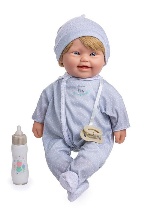 Blond blue eyes down syndrome Boy doll for kids