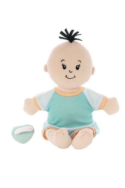 Baby Fella Cloth Baby Boy Doll with Magnetic Pacifier