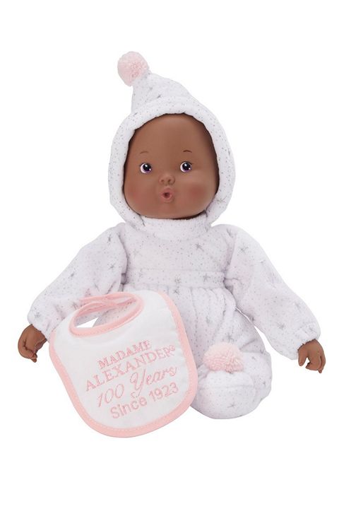 Madame Alexander Black Baby Doll Centennial Edition with removable bib