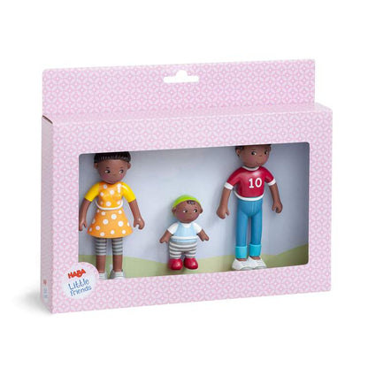 HABA Little Friends Black Dollhouse dolls set packaging
