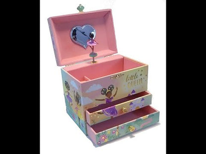 The Dancing Ballerina, a Musical Jewelry Box for Black or Brown Girls