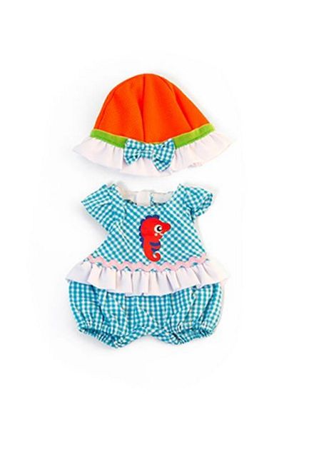 For Dottie Aja Dolls: Two Piece Romper Set Seahorse Smiles