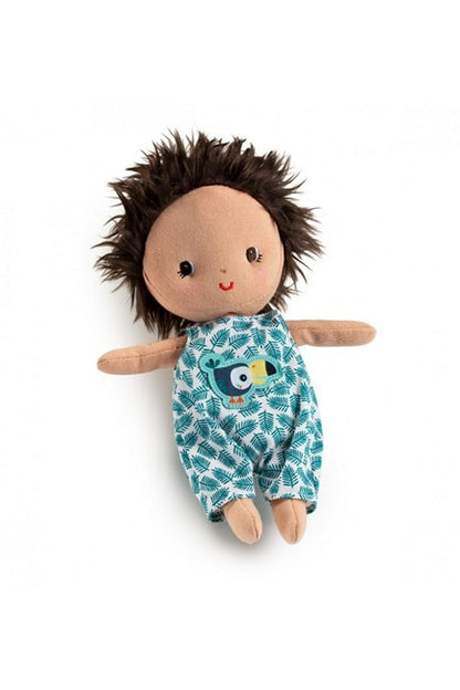 soft plush multicultural or Biracial baby doll
