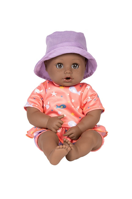 This Black Baby Doll also has some sun activated features including freckles