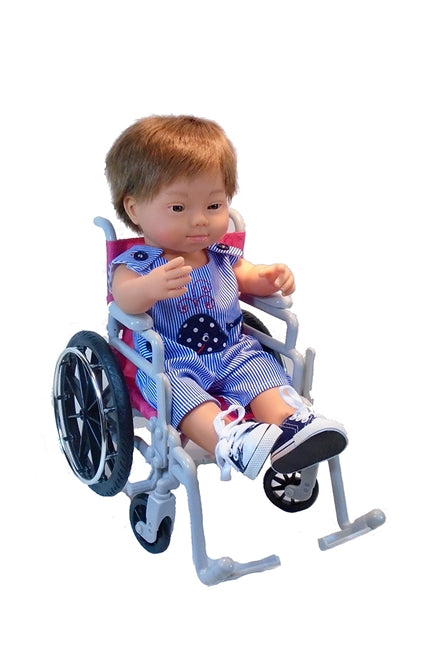 A 15 inch doll is a doll's wheelchair