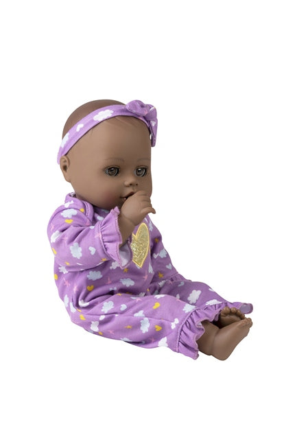 Evening Dreams Classic Black Baby Doll by Adora, sucking her thumb