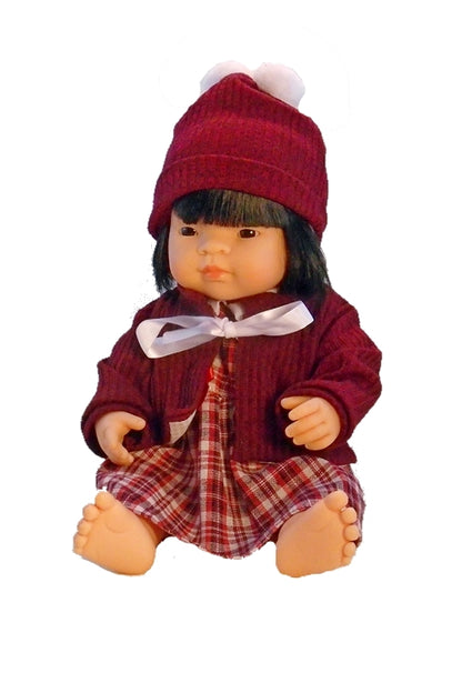 Our most beautiful Asian Girl Doll for Children 15 inch vinyl with rooted hair