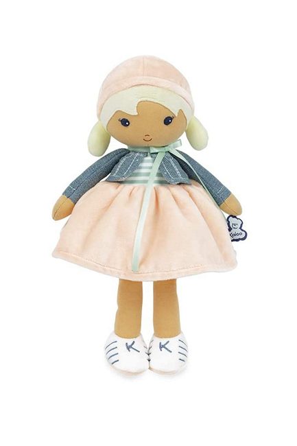Kaloo Chloe ethnic ragdoll a soft first doll for biracial ethnic and multicultural children