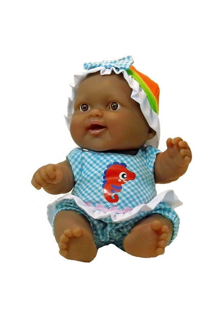 Seahorse Smiles, a 'Lots to Love' Chubby Black Baby Doll for ages 2+