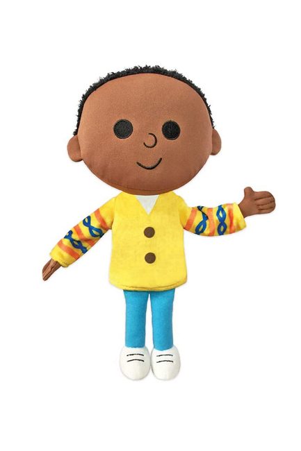 CJ the Black Boy's Character Doll from the Last Stop on Market Street