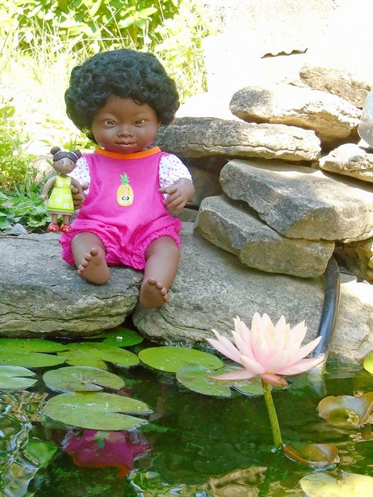 Booker, Our 15 inch Black Boy Down Syndrome Doll, Includes One Outfit