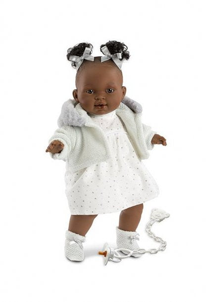 Black baby Doll that cries and says Mama 