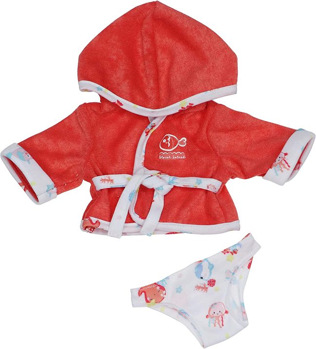 Hooded Towel and diaper cover outfit for 14 inch JC Toys Lots to Love Asian baby doll