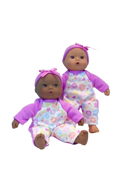 Both Biracial and Black Little Cuties Baby dolls - pocket sized
