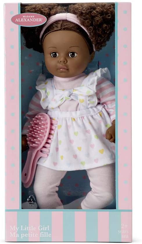 My Little Girl 14 inch Black Baby Doll with Hair by Madame Alexander – Best  Dolls For Kids