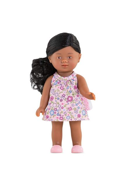 Rosaly by corelle, a small black doll with hair to style and brush