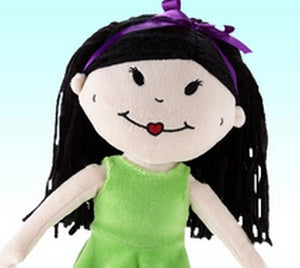 Hannah - An all cloth Asian rag doll