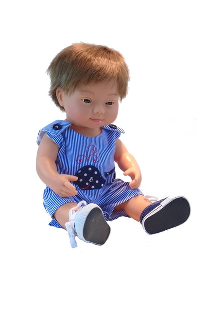 Eddie: The Original Down Syndrome Boy Doll for Kids, With One Outfit