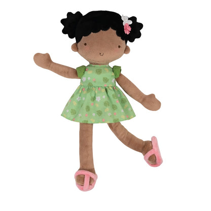 Skye, a sun sensitive Black Rag  doll for children with bathing suit that changes clothing in the sun