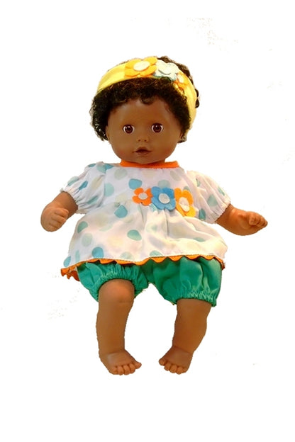 Muffin Black Baby Doll with natural hair by Gtz