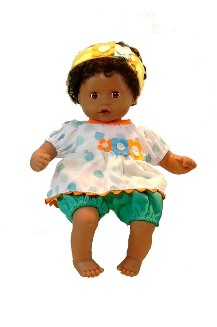 Muffin Black Baby Doll with natural hair by Gtz