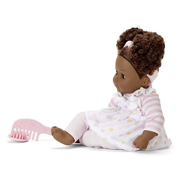 My Little Girl Black Toddler Doll with natural hair