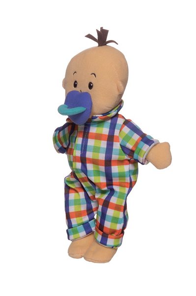 Wee Baby Fella cloth Doll for boys with magnetic pacifier